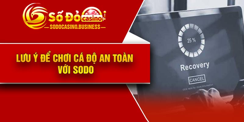 Lưu ý để chơi cá độ an toàn với Sodo