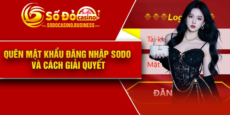 Quên mật khẩu đăng nhập Sodo và cách giải quyết